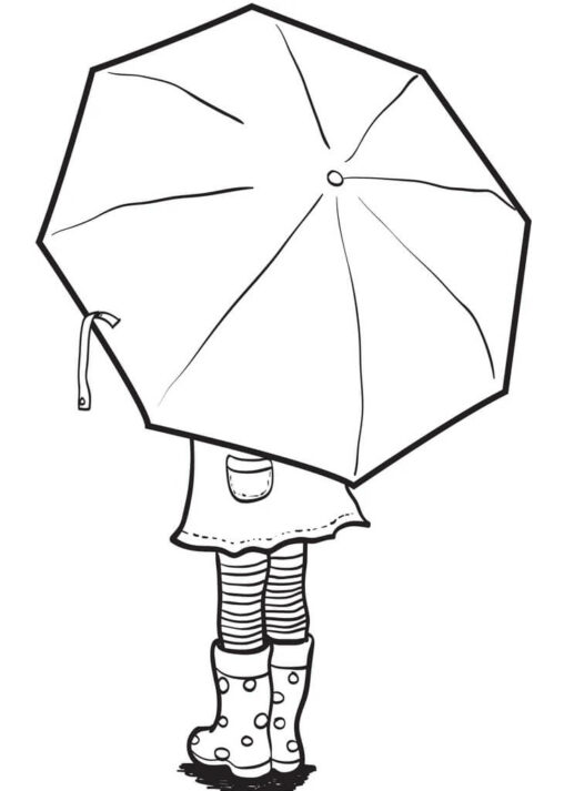 Dziewczynka z parasolem