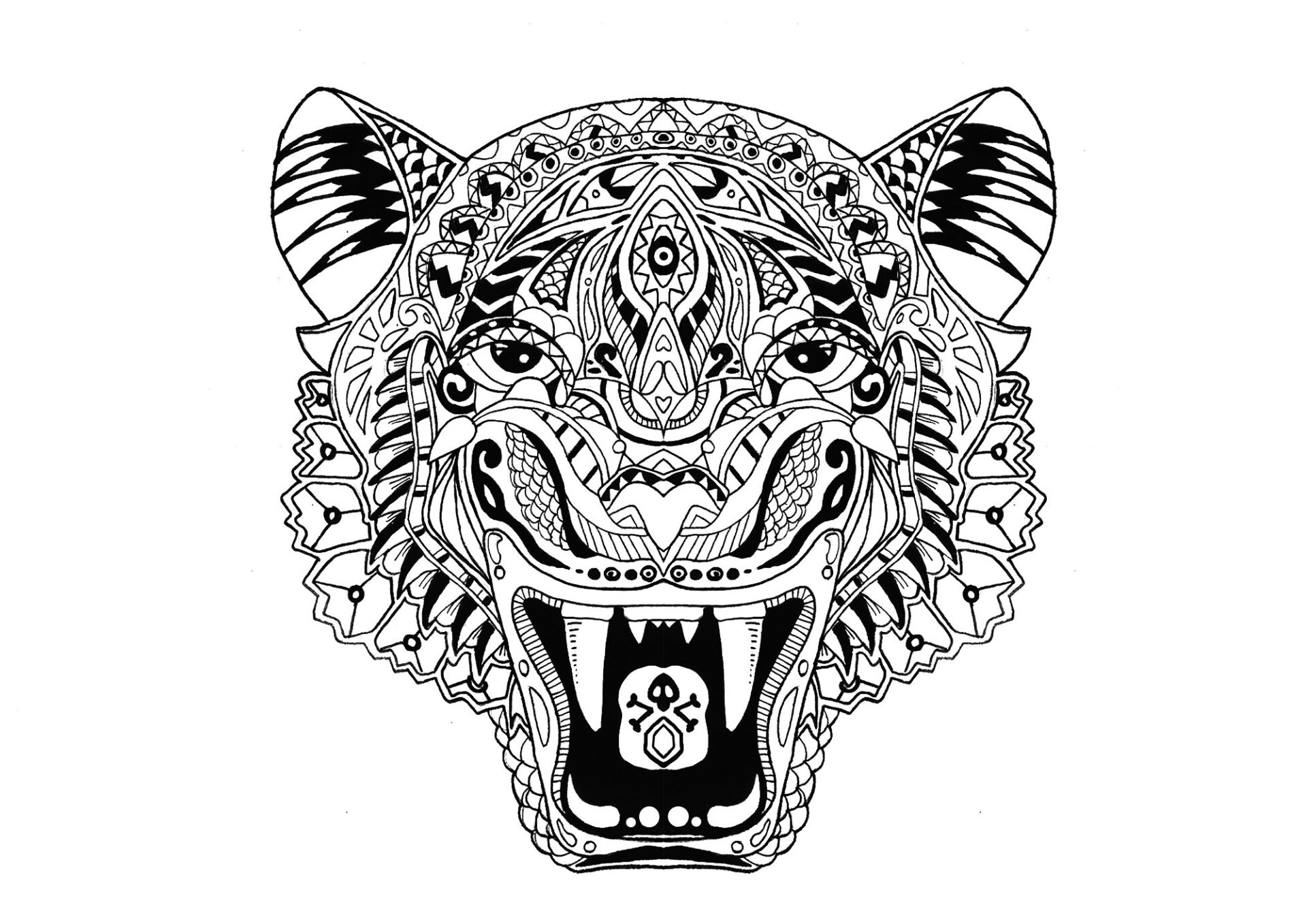 Mandala tygrys