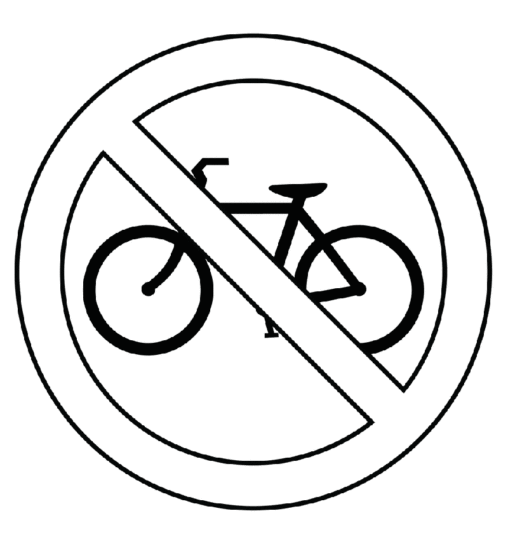 Zakaz rowerów