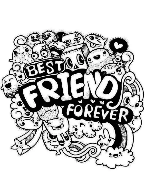 napis Best Friend Forever